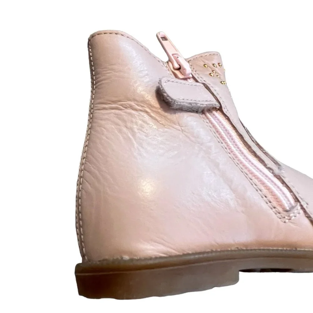 Naturino Falcotto Pastel Pink Studded Zip-Up Boots 20